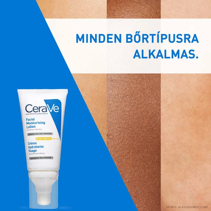 Hidratáló arckrém SPF50 (52 ml)