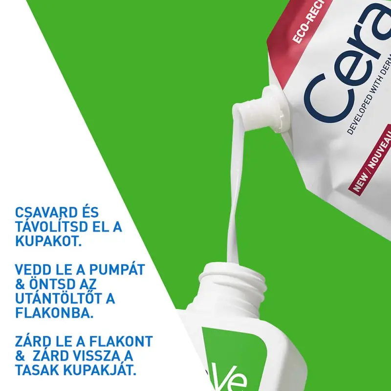 Hidratáló tisztító krém utántöltő 473 ml