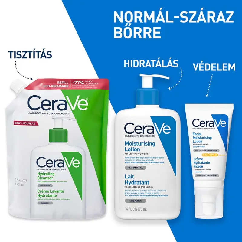 Hidratáló tisztító krém utántöltő 473 ml