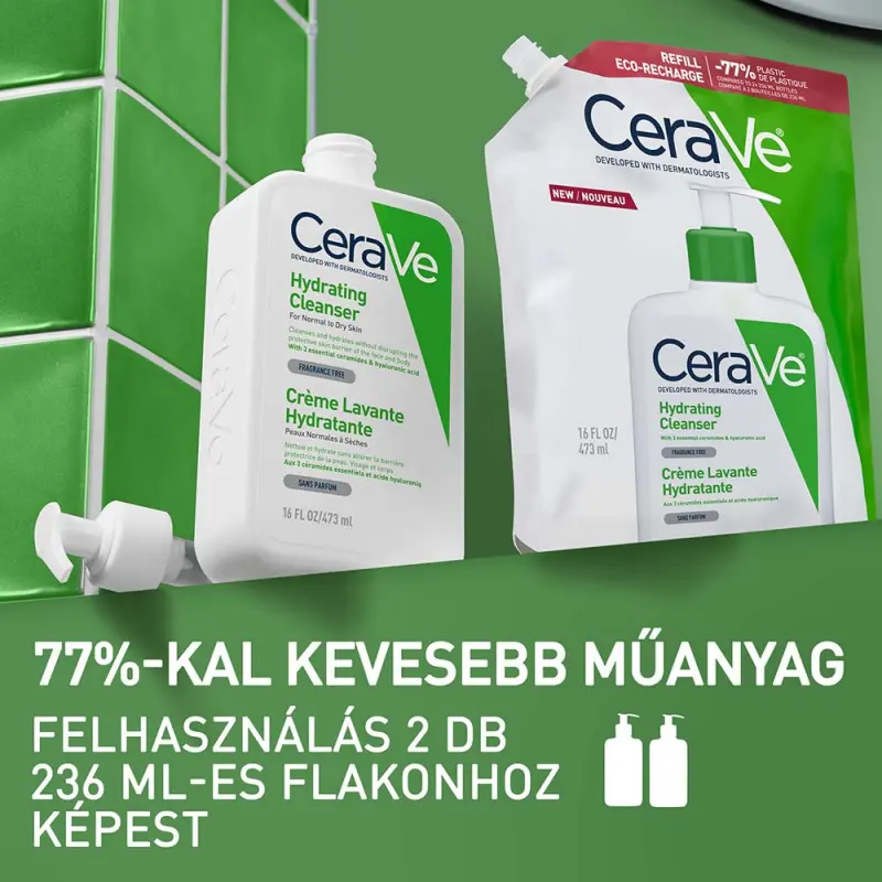 Hidratáló tisztító krém utántöltő 473 ml