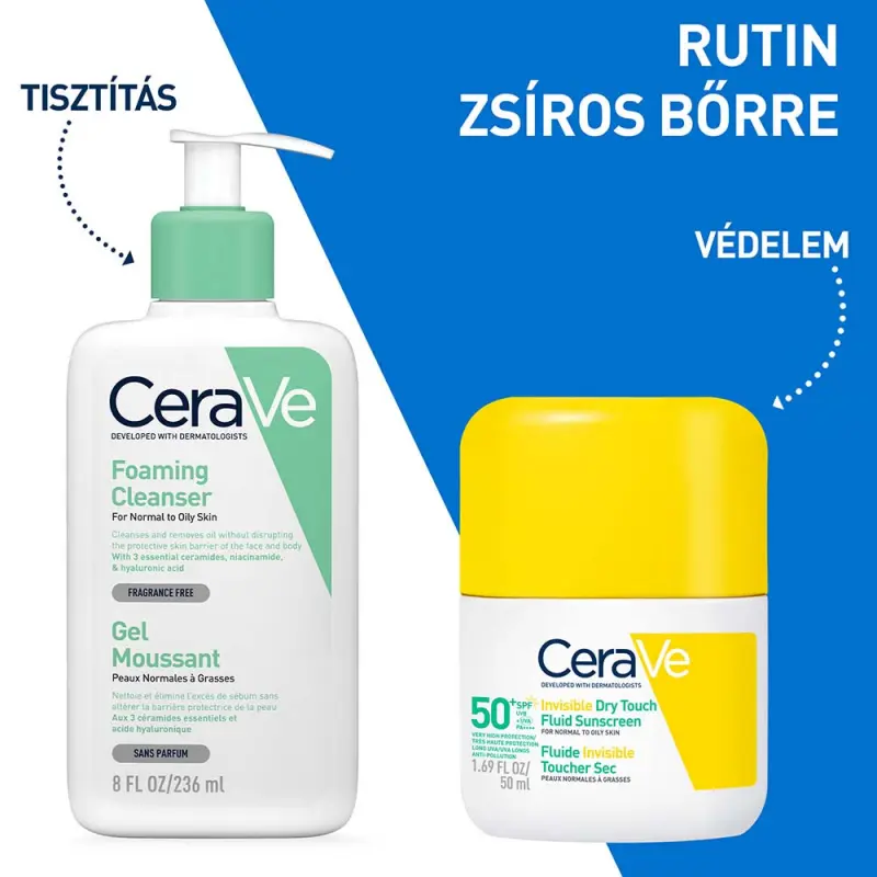 Mattító fényvédő fluid SPF50 (50 ml)