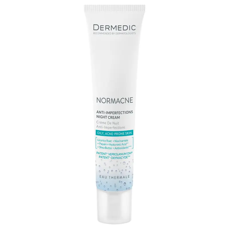 DERMEDIC Normacne Éjszakai krém a bőrhibák csökkentésére 40 ml