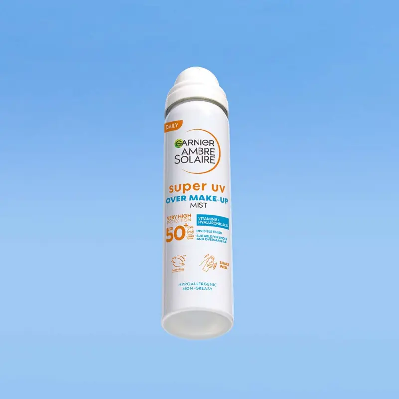 Ambre Solaire Super UV arcpermet a smink fölé SPF 50 (75 ml)