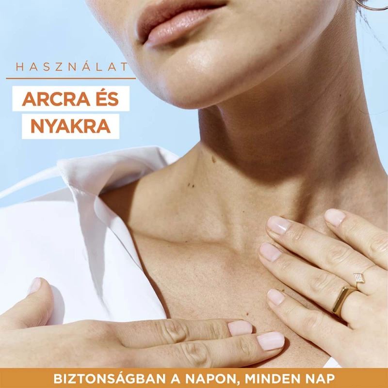 Ambre Solaire Super UV C-vitamin sötét foltok elleni mindennapos fluid SPF 50+ (40 ml)