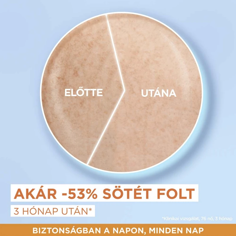 Ambre Solaire Super UV C-vitamin sötét foltok elleni mindennapos fluid SPF 50+ (40 ml)