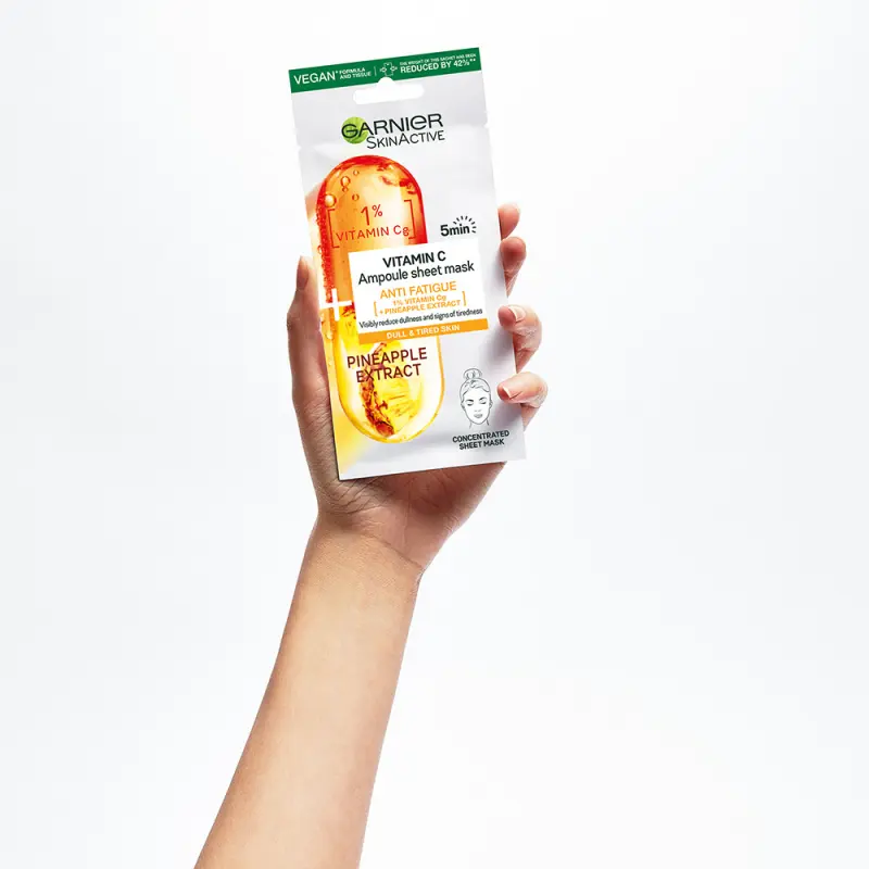 Ampulla textilmaszk C-vitaminnal (15 g)
