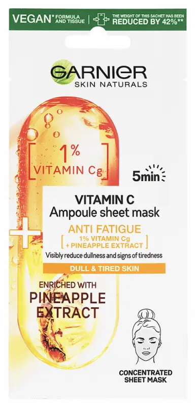 Ampulla textilmaszk C-vitaminnal (15 g)