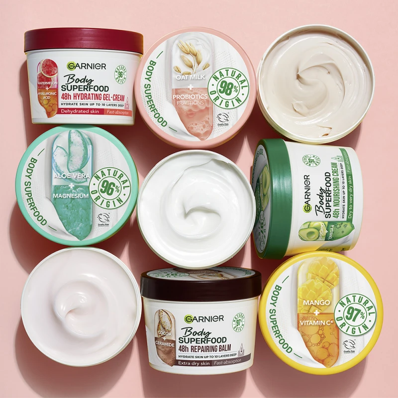 Body Superfood Hydra-Sensitive testápoló balzsam zabtejjel + probiotikus frakciókkal 380 ml