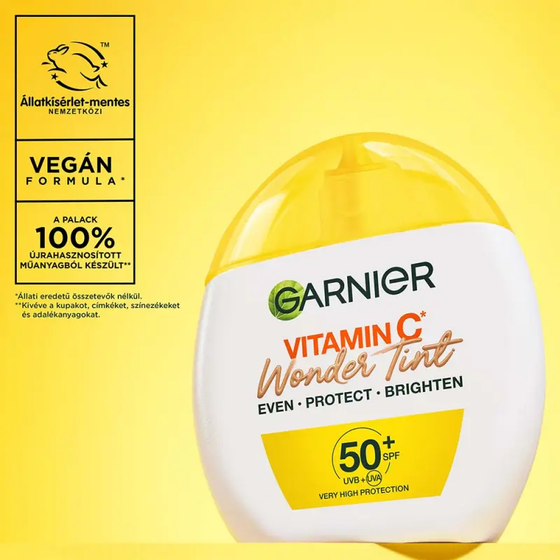 C-VITAMINOS* WONDER TINT színezett fluid SPF 50+ Közepes árnyalat 40 ml