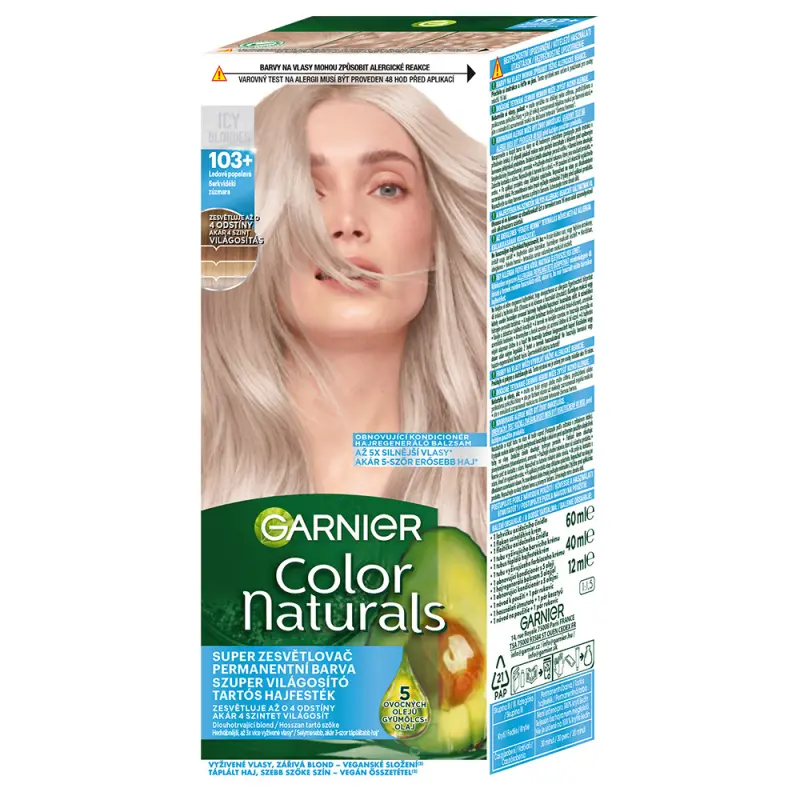 Color Naturals Tartós hajfesték 103+ Sarkvidéki zúzmara (112 ml)