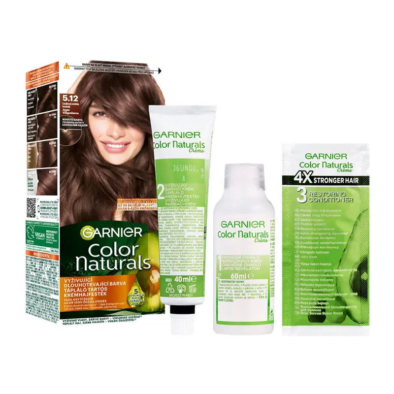 Color Naturals Tartós hajfesték 5.12 Jeges világosbarna (110 ml)