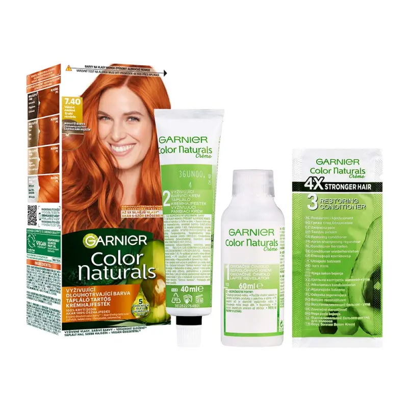 Color Naturals Tartós hajfesték 7.40 Érzéki rézvörös (110 ml)