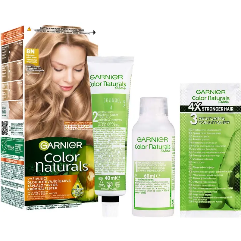 Color Naturals Tartós hajfesték 8N Természetes világosszőke (110 ml)