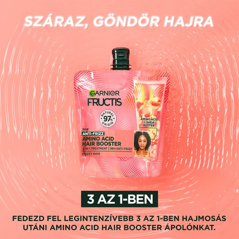 Fructis Anti-Frizz Amino Acid Hair Booster hajápoló (60 ml)