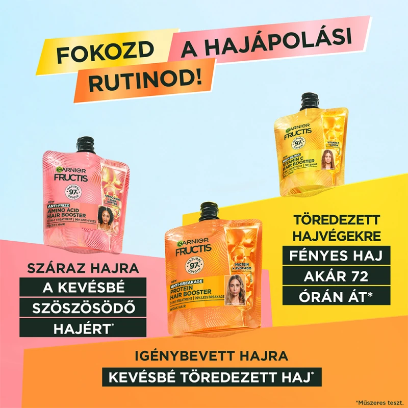 Fructis Anti-Frizz Amino Acid Hair Booster hajápoló (60 ml)