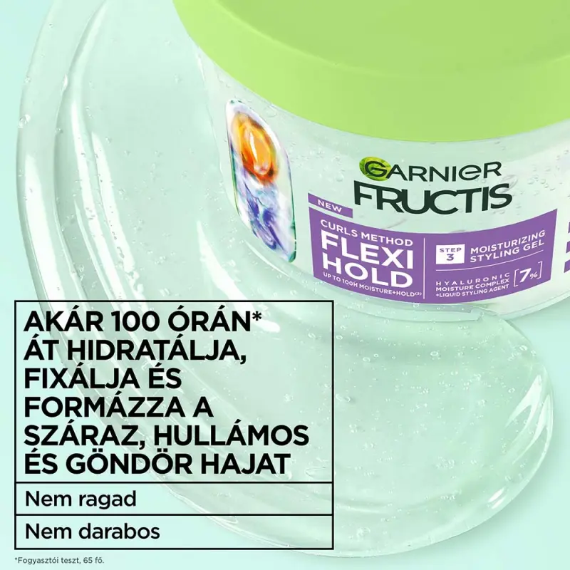 Fructis Curls Method Hidratáló gél, minden típusú hullámos és göndör hajra 370 ml