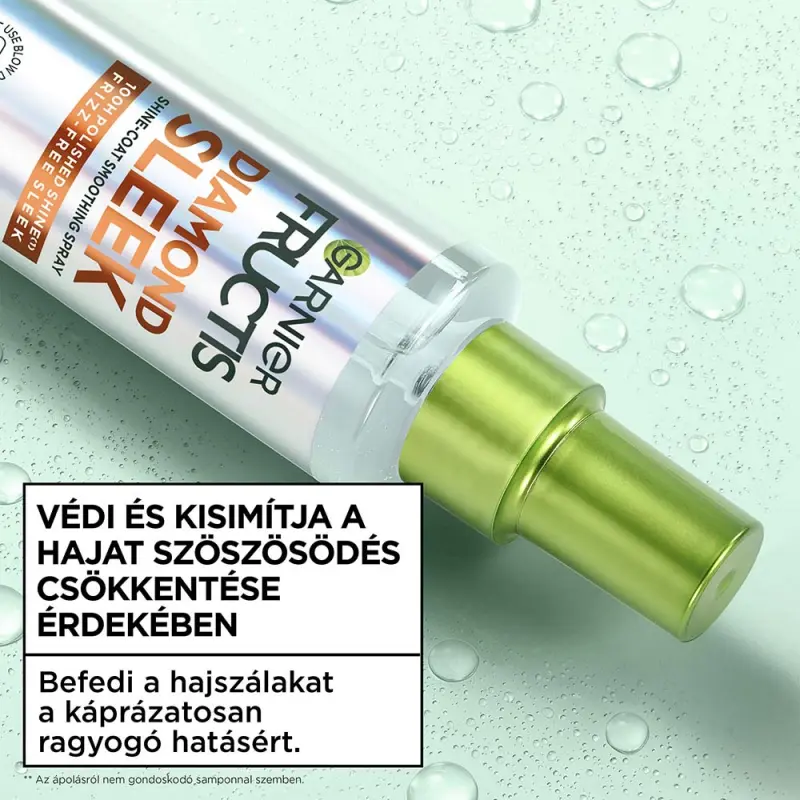 Fructis Diamond Sleek Spray tökéletesen sima hajért 150 ml