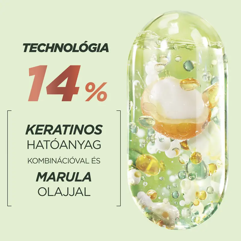 Fructis Goodbye Damage Keratin Filler Belső regeneráló kiöblítendő mélyápoló 200 ml