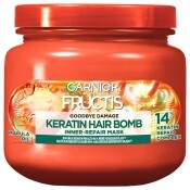 GARNIER Fructis Goodbye Damage Keratin Hair Bomb hajpakolás igénybevett hajra 320 ml