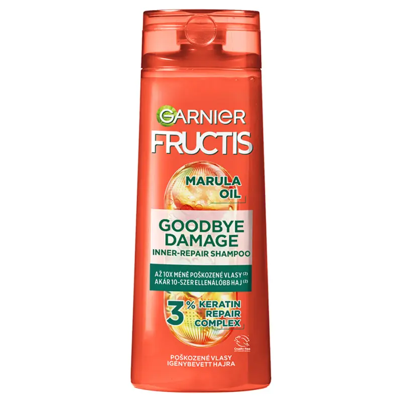 GARNIER Fructis Goodbye Damage sampon igénybevett hajra 250 ml