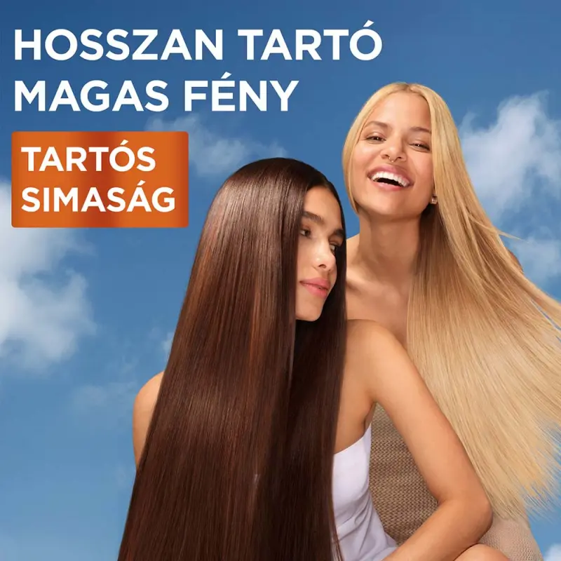 Fructis Keratin Sleek Sampon száraz, szöszösödő hajra 200 ml
