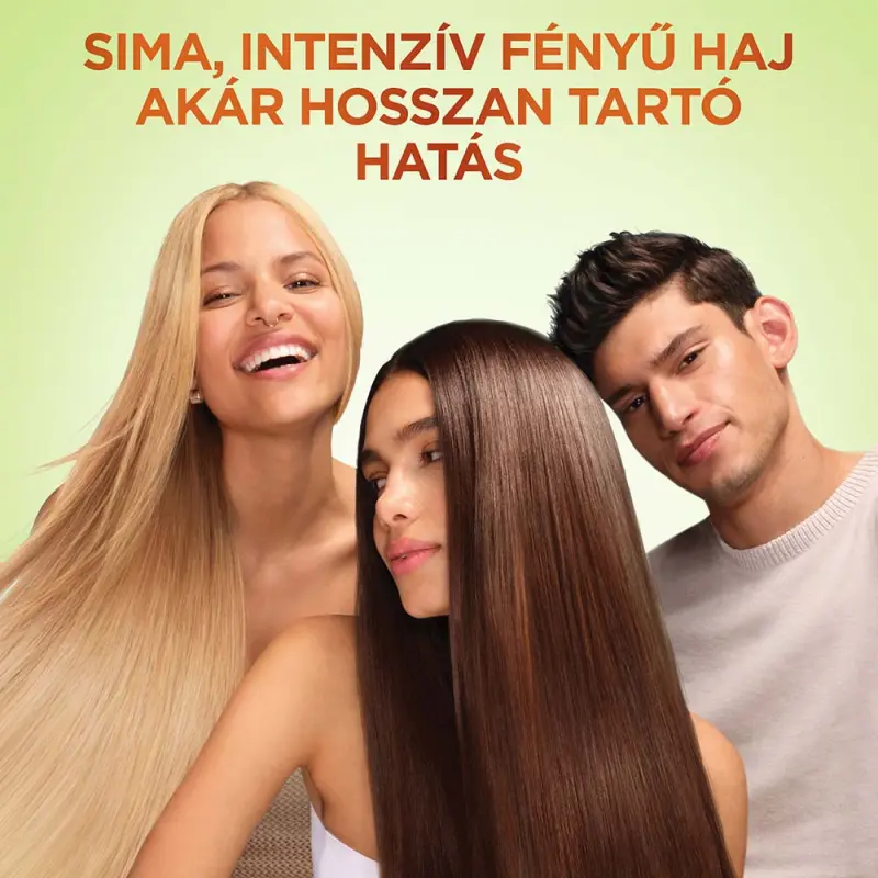 Fructis Sleek and Shine simító sampon, szöszösödő és nehezen kezelhető hajra 400 ml