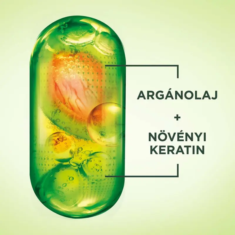 Fructis Sleek and Shine simító sampon, szöszösödő és nehezen kezelhető hajra 400 ml