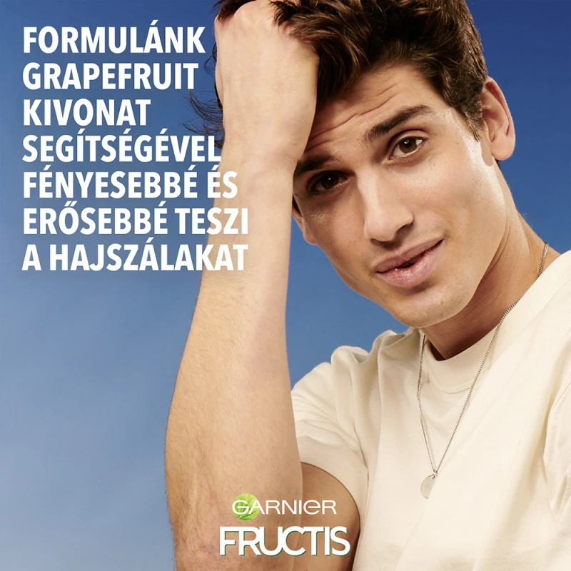 Fructis Strength & Shine Hajerősítő sampon mindenféle gyenge és fakó hajra 400 ml