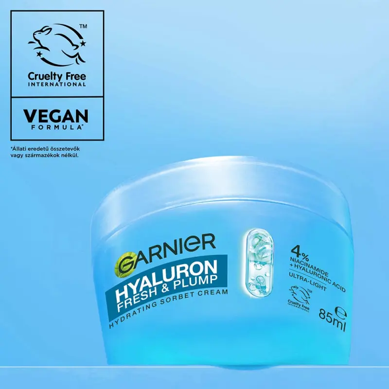 Hyaluron Fresh & Plump hidratáló sorbet krém 85 ml