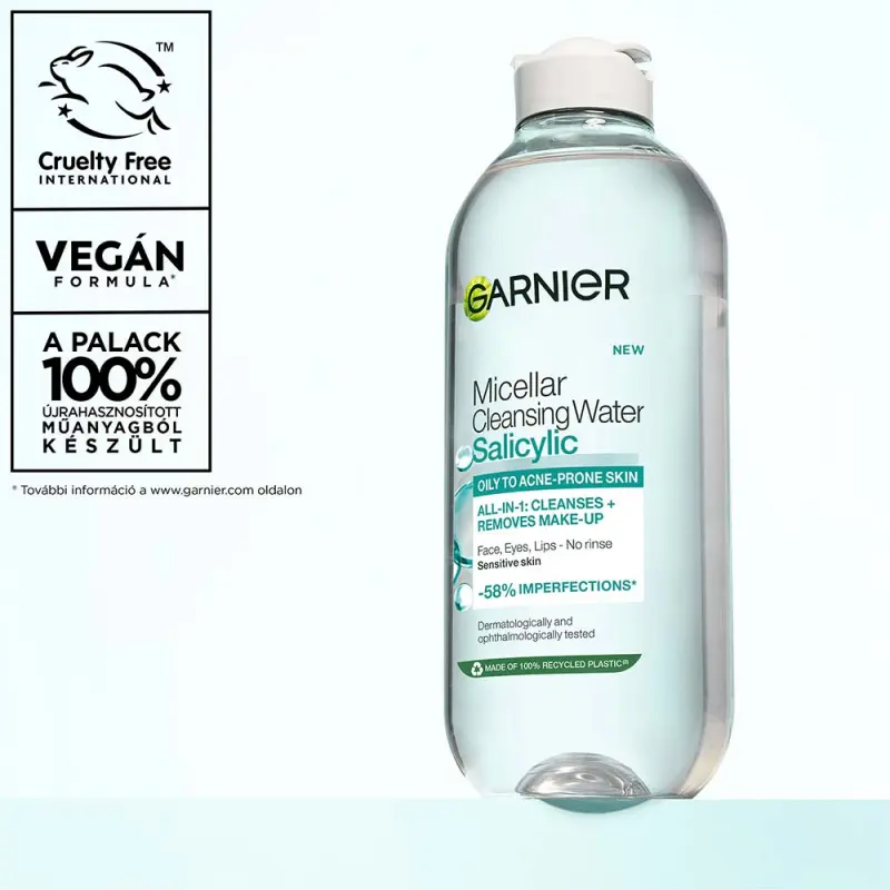 Micellás víz szalicilsavval zsíros, problémás bőrre 400 ml