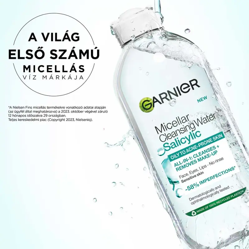 Micellás víz szalicilsavval zsíros, problémás bőrre 400 ml