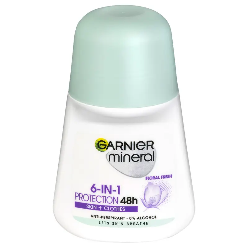 Mineral Protection 6 Floral Fresh izzadásgátló golyós dezodor 50 ml