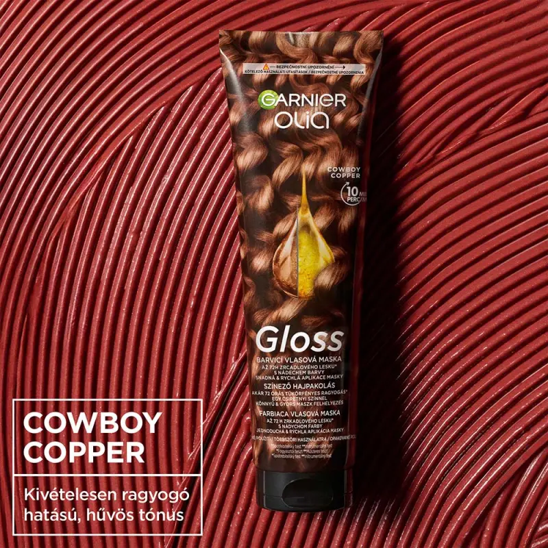 Olia Gloss - Színező hajpakolás Cowboy Copper