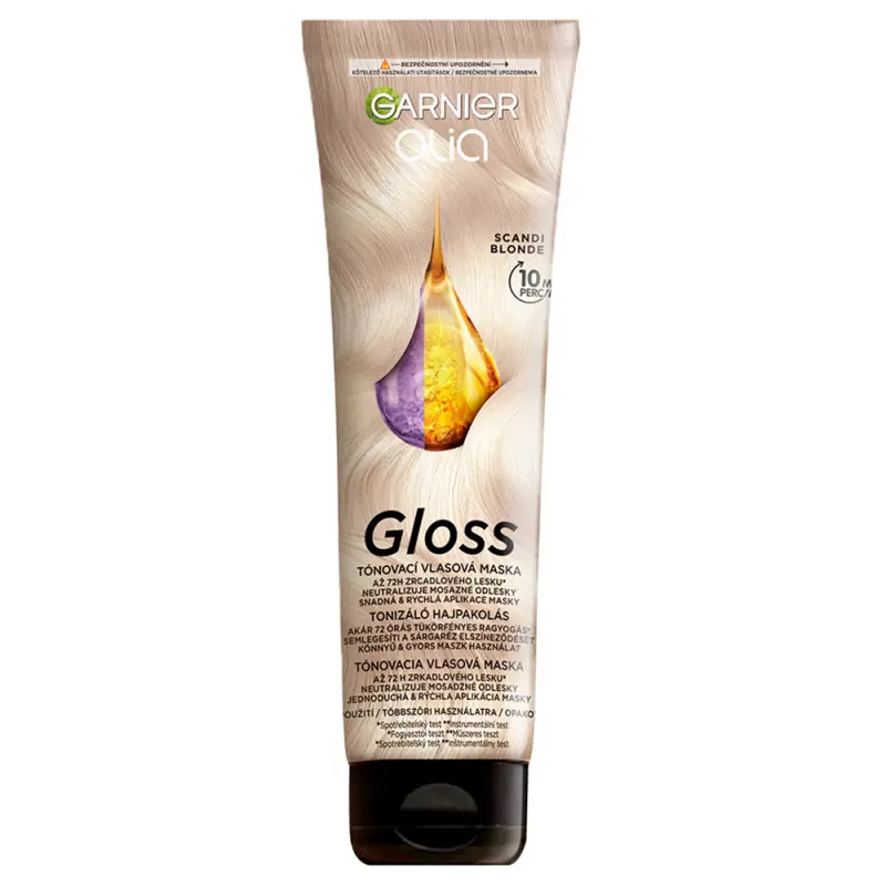 GARNIER Olia Gloss - Színező hajpakolás Scandi Blonde