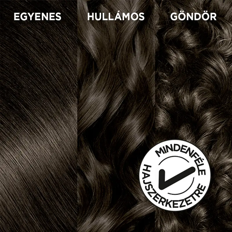 Olia tartós hajfesték 4.0 Sötétbarna 60+60+54 ml