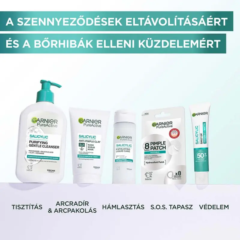 Pure Active Pimple Patch pattanás tapasz BHA-val 8 db