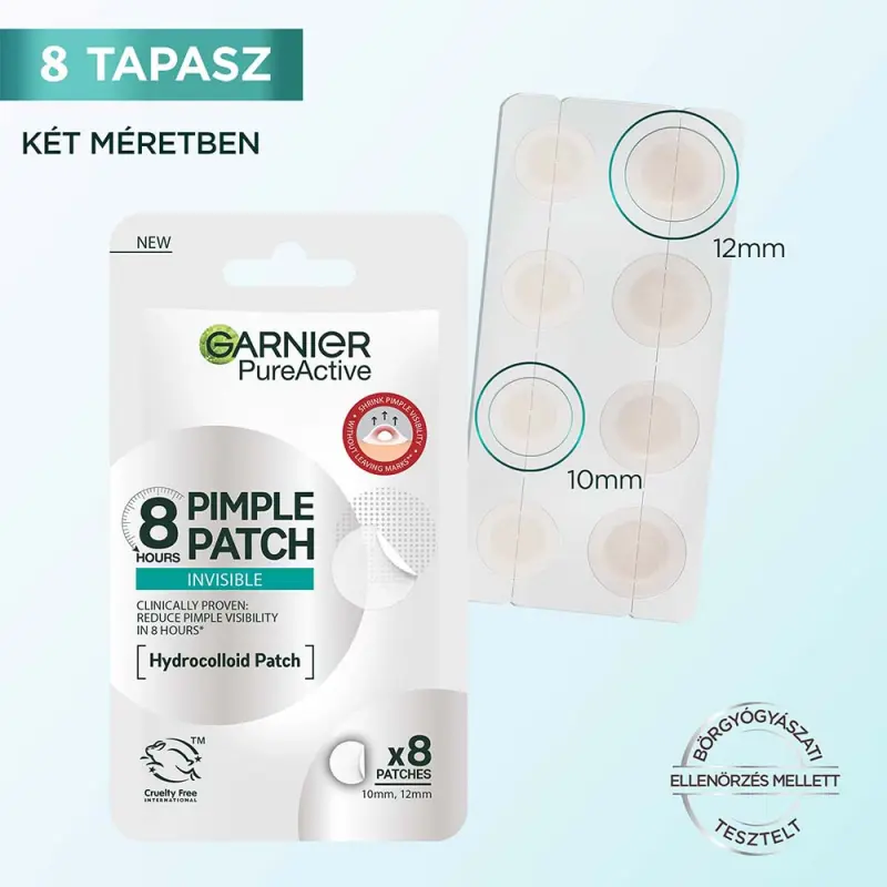 Pure Active Pimple Patch pattanás tapasz BHA-val 8 db