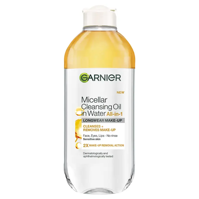 GARNIER Skin Naturals All in One Micellás víz arctisztító olajjal 400 ml GARNIER Skin Naturals All in One Micellás víz arctisztító olajjal 400 ml