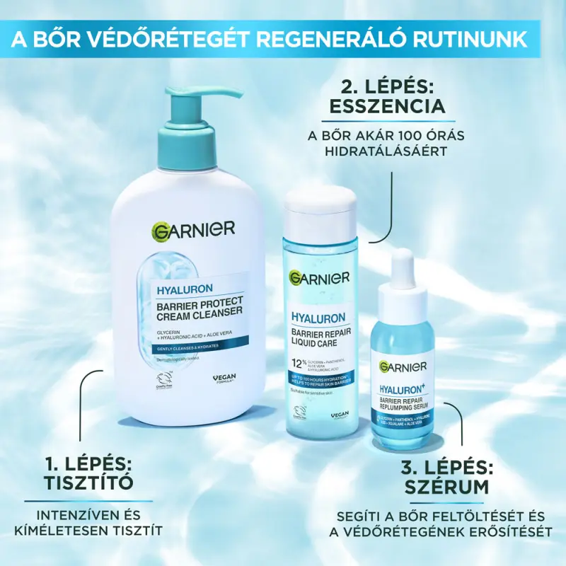 Skin Naturals bőrnyugtató tisztító krém hialuronsav aloe 250 ml