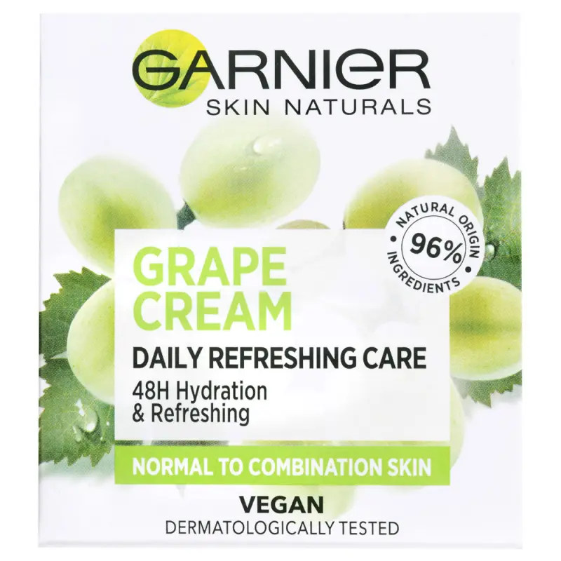 Skin Naturals Botanicals Hidratáló Arckrém Szőlőkivonattal 50 ml