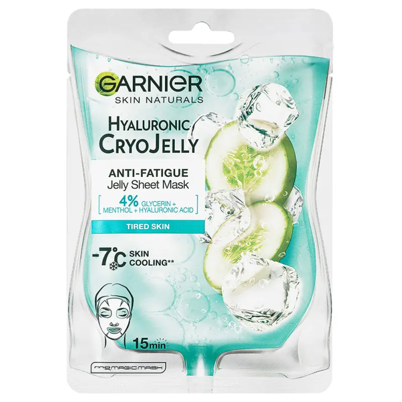 GARNIER Skin Naturals Cryo Jelly gélmaszk -7°C cryo hűsítéssel 27 g