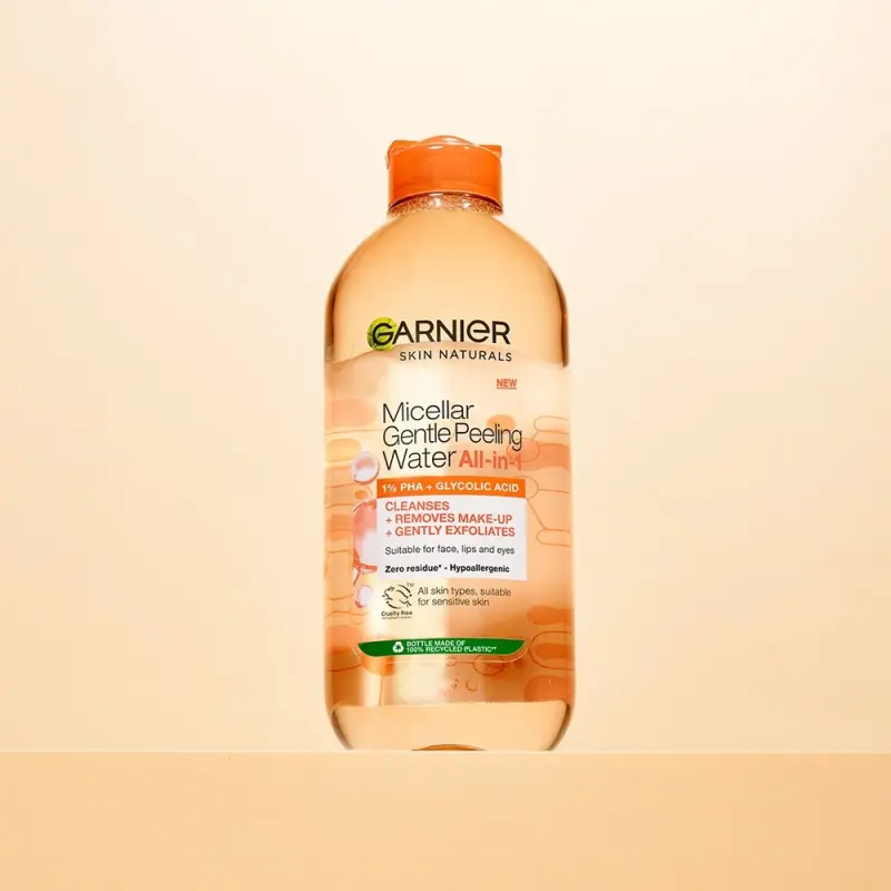 Skin Naturals Micellás víz hámlasztó hatással all-in-1 400 ml