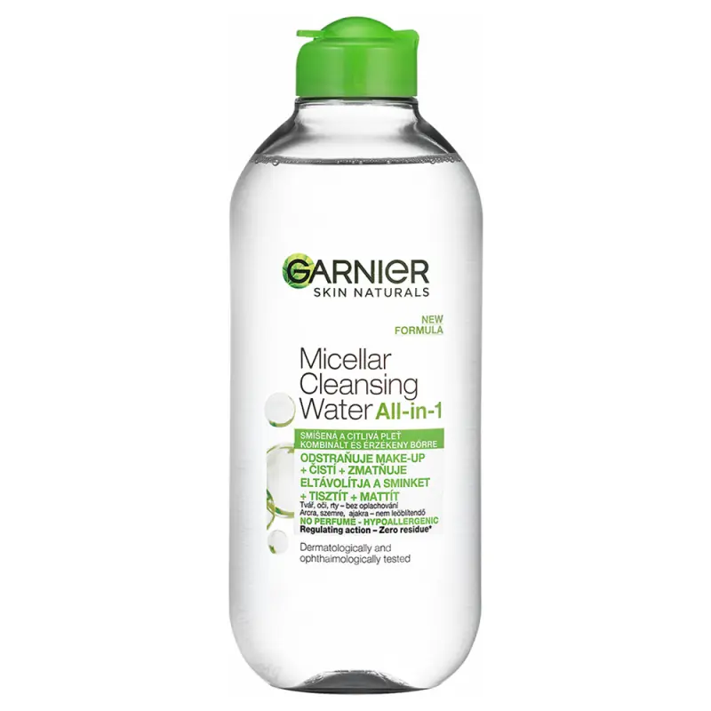 GARNIER Skin Naturals Micellás víz kombinált bőrre 400 ml