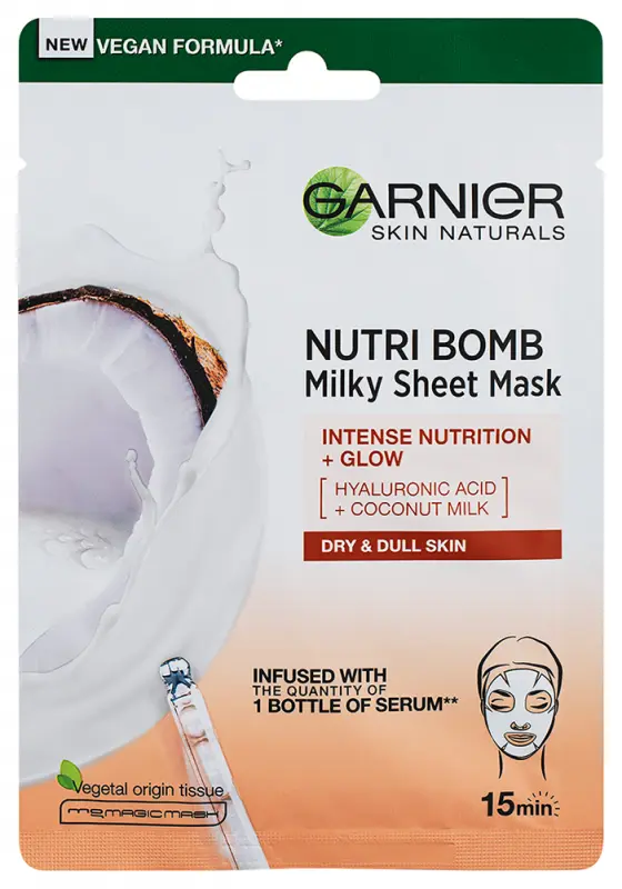 Skin Naturals Nutribomb Coco textil maszk (28 g)