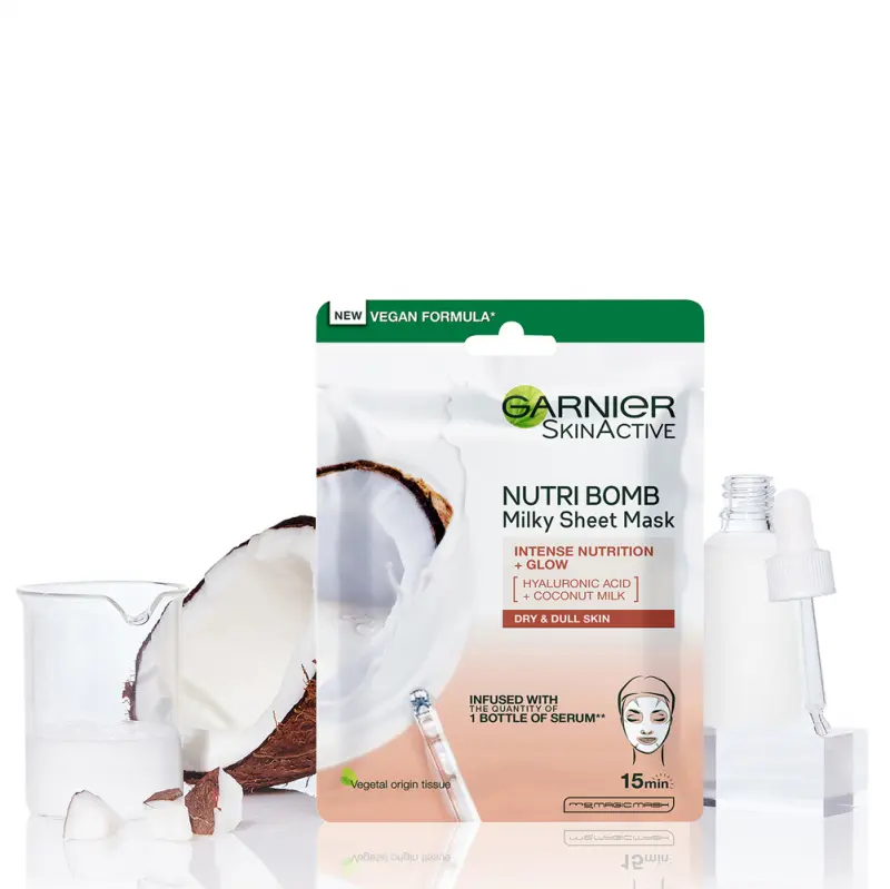 Skin Naturals Nutribomb Coco textil maszk (28 g)