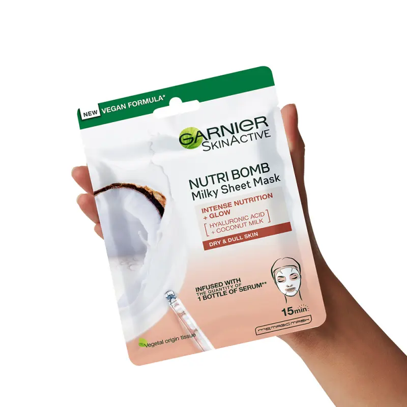 Skin Naturals Nutribomb Coco textil maszk (28 g)
