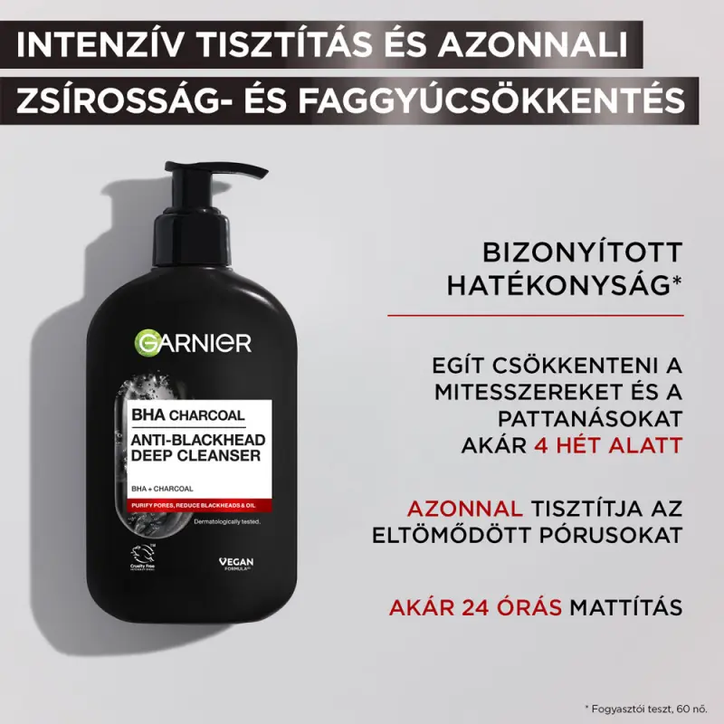 Skin Naturals Pure Active Tisztító Gél mitesszerekre és pattanásokra 200 ml