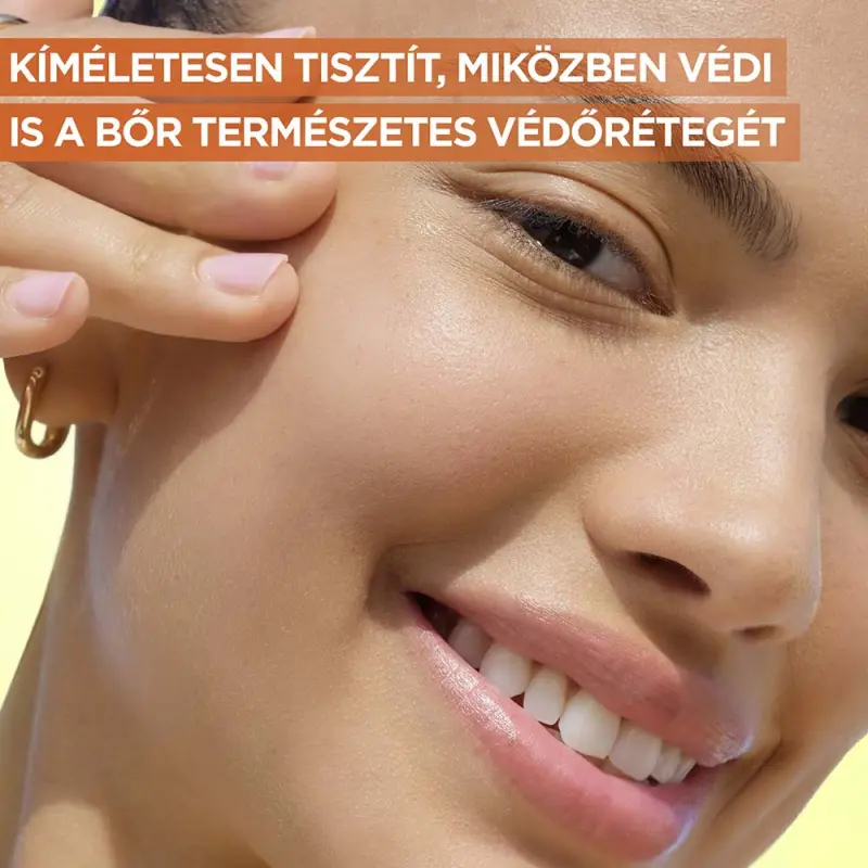 Skin Naturals Ragyogást adó arctisztító krém C-vitaminnal 250 ml