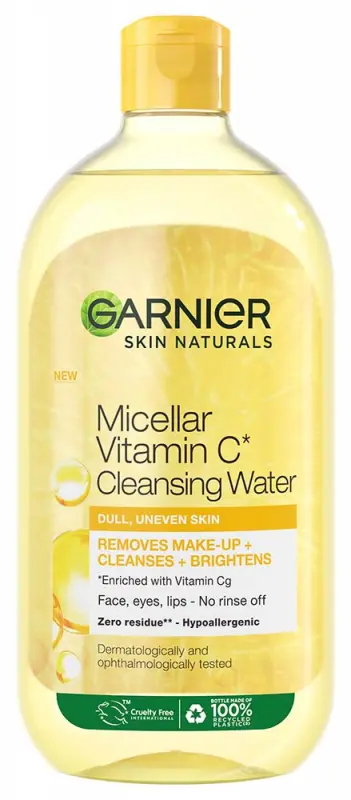 Skin Naturals ragyogást adó C-vitaminnal* gazdagított micellás víz 700 ml