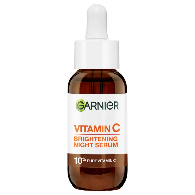 GARNIER Skin Naturals Ragyogást adó éjszakai szérum 10% tiszta C-vitaminnal 30 ml
